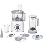 Robot de bucatarie Bosch MCM3200W, 800 W, bol 2.3 l, blender 1 l, 2 viteze, Alb/Gri