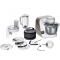 Robot de bucatarie Bosch MUM5xW20, 1000W, 7 trepte de viteza + Pulse, 3D PlanetaryMixing, Cantar integrat, 3,9 l capacitate bol, alb maro