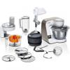 Robot de bucatarie Bosch MUM5XW40, Gama MUM5, Motor 1000W (7 trepte si Pulse), Bol 3.9l din otel inoxidabil, Cantar, Cronometru, Framanta, Toaca, Amesteca, Feliaza, Razuieste, Set patiserie