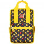 Rucsac Casual Tribini Fun Small - design Heads and Cup - galben