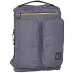 Rucsac Code - Quest Commuter, material 420D hexagonal, 2 buzunare exterioare - gri inchi