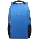 Rucsac Travel Safe, 46x29x17cm, compartiment tableta si laptop 15.6 inch, albastru