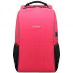 Rucsac Travel Safe, 46x29x17cm, compartiment tableta si laptop 15.6 inch, rosu