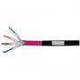 S/FTP Cat7 AWG23 1000MHz Negru 50m