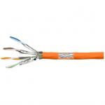 S/FTP Cat7 AWG23 1000MHz Portocaliu 100,0m