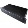 Sasiu Convertor Media 2HE 14-Slots Negru
