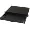 Sertar Tastatura Incuiat Extensibilar 1U Negru