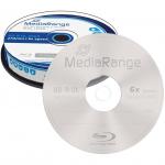 Set 10 BD-R MediaRange, Blu-Ray, 50 GB