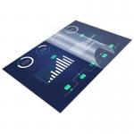 Set 100 folii laminare, Tracer, 75 mic, 303 x 426 mm, Albastru