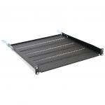 Shelf for 450mm 19 483x450mm 1U black cabinet with adjustable and support