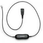 Smart Cord, Qd To Rj10, Coiled, 0,7 - 2 Meters, With 8-Position Switch Configurator, For Std Headsets