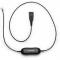Smart Cord, Qd To Rj10, Coiled, 0,7 - 2 Meters, With 8-Position Switch Configurator, For Std Headsets
