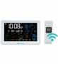 Statie meteo AlecoAir M40 Clima  WiFi  Asistenti vocali  Meteo  Alarma  Masurare temperatura  umiditate  factor UV