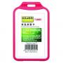 Suport PP tip flip, pentru carduri, 66x97mm, vertical, 5 buc/set, KEJEA - rosu