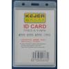 Suport PP water proof, pentru carduri, 74x105mm, vertical, 5 buc/set, KEJEA - transparent