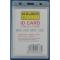 Suport PP water proof, pentru carduri, 74x105mm, vertical, 5 buc/set, KEJEA - transparent