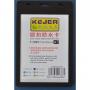 Suport PP water proof snap type, pentru carduri, 74x105mm, orizontal, 5 buc/set, KEJEA - negru