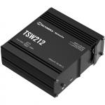 Switch industrial, Teltonika, 10 Porturi, Negru