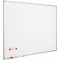 Tabla alba magnetica  90 x 120 cm, profil aluminiu SL, SMIT