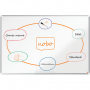 Tabla NOBO Premium Plus, otel lacuit, 150x100 cm, magnetica, include marker si tavita, alb