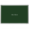 Tabla verde magnetica cu rama din aluminiu, 100 x 150 cm, pentru creta, Optima