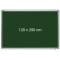 Tabla verde magnetica cu rama din aluminiu, 120 x 200 cm, pentru creta, Optima