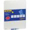 Tablita pentru scris 25.5 x 18 cm + marker, Clipper - alba
