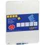 Tablita pentru scris 25.5 x 18 cm + marker, Clipper - alba