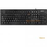 TASTATURA A4TECH USB, Comfort Round (taste rotunjite), A-Shape, Black