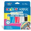 Tempera acrilica, 5 culori x 75 ml/set, CARIOCA