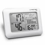 Termohigrometru cu statie meteo Trotec BZ07  Ecran LCD  Functia Min/Max  Alarma  Vizualizarea schimbarilor de temperatura
