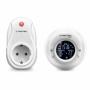 Termostat si Priza Wireless Trotec BN35  Distanta functionare 20m  Programare cu ceas  Ecran iluminat