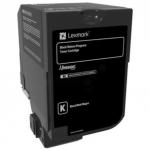 Toner imprimanta Black High Yield Corporate Cartridge, cod 74C2HKE, compatibil cu CS720, CS725, CX725, capacitate 20 k pag
