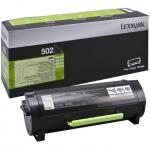 Toner Lexmark 502 black | return | 1500 pgs | MS310d / MS310dn / MS410d / MS410d