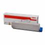 Toner OKI 46471115, Cyan, 5000 pagini, Pentru OKI C813