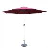 Umbrela Terasa Heinner, Dia, STUD006, 270 cm, otel si poliester, Roz