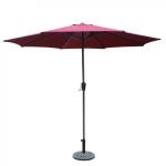 Umbrela Terasa Heinner, Dia, STUD006, 270 cm, otel si poliester, Roz