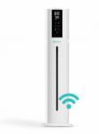 Umidificator AlecoAir U40 Tower White  WiFi  Lampa UV-C  Higrostat  Lumini ambientale  Vapori calzi  Aromaterapie