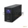 UPS GEMBIRD 1500VA w. AVR, diplay LCD, interfata USB, black, `EG-UPS-034`
