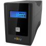 UPS nJoy Cadu 850, 850VA/480W, Afisaj LCD cu ecran tactil, 2 x prize Schuko