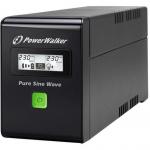 UPS Power Walker Line-Interactive 600VA 2x PL 230V, PURE SINE, RJ11/RJ45,USB,LCD