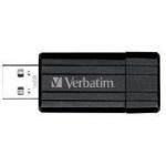 USB Flash Drive Verbatim PinStripe 8GB Black