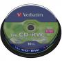 Verbatim  CDRW 8-12X 10PK SPINDLE DLP